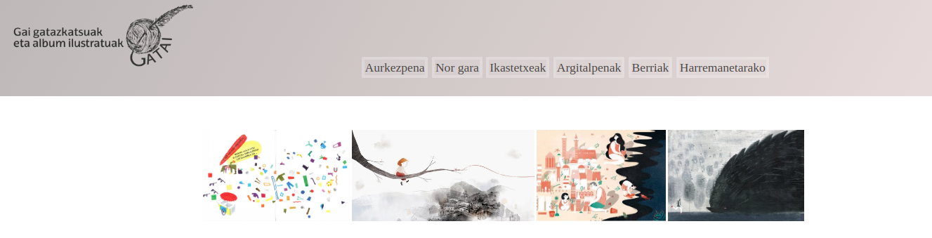 GATAI proiektuaren webgunea atzigarri